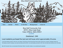 Tablet Screenshot of bluewolfcc.org